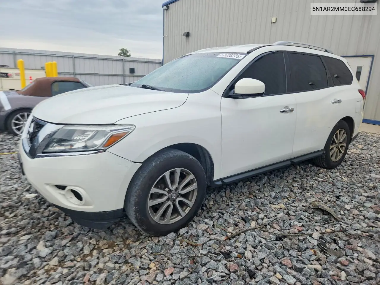2014 Nissan Pathfinder Sv VIN: 5N1AR2MM0EC688294 Lot: 57265226