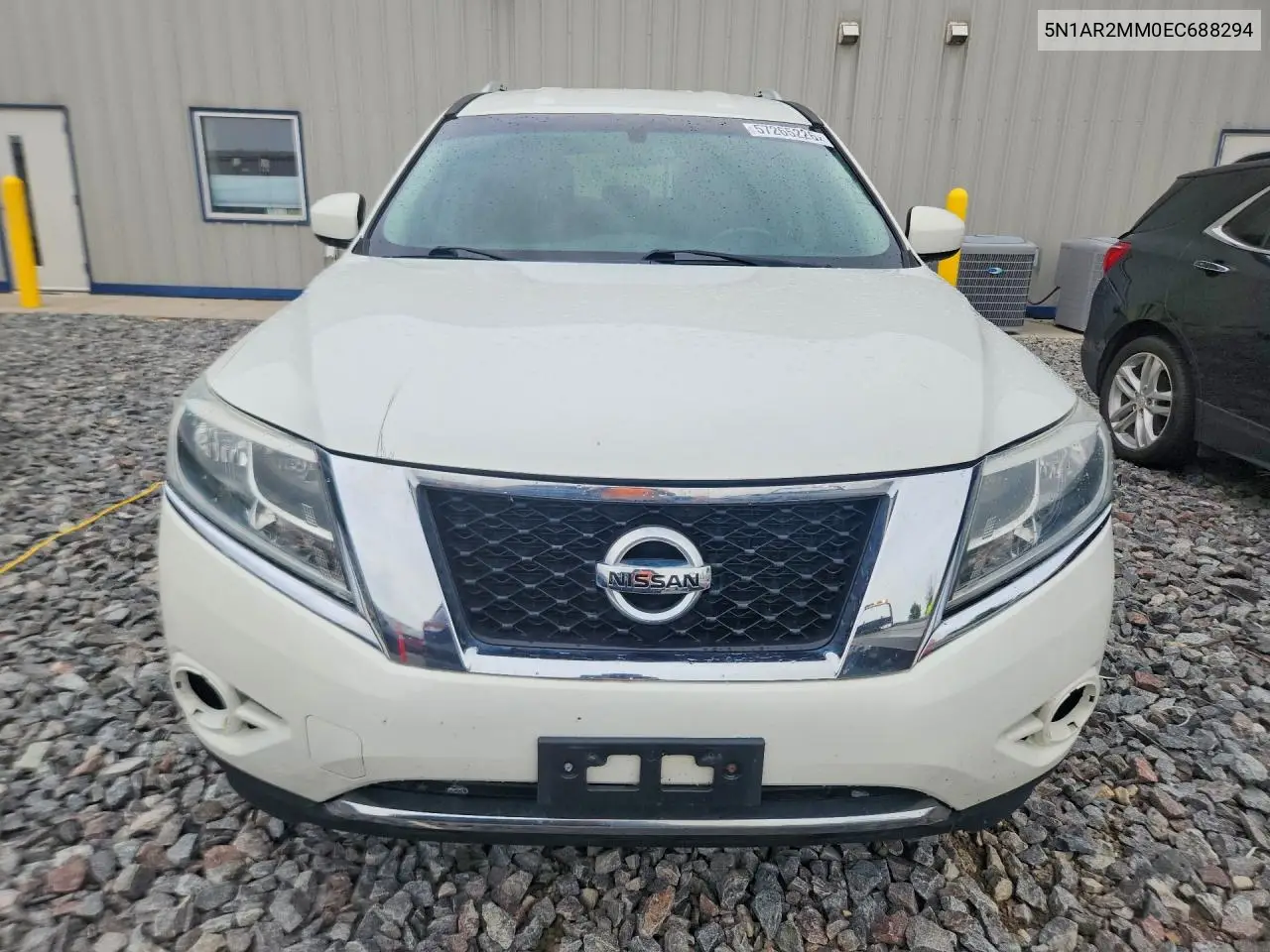 2014 Nissan Pathfinder Sv VIN: 5N1AR2MM0EC688294 Lot: 57265226