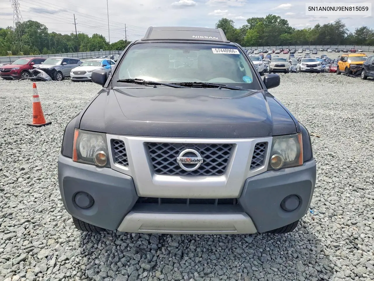 2014 Nissan Xterra S VIN: 5N1AN0NU9EN815059 Lot: 57440966