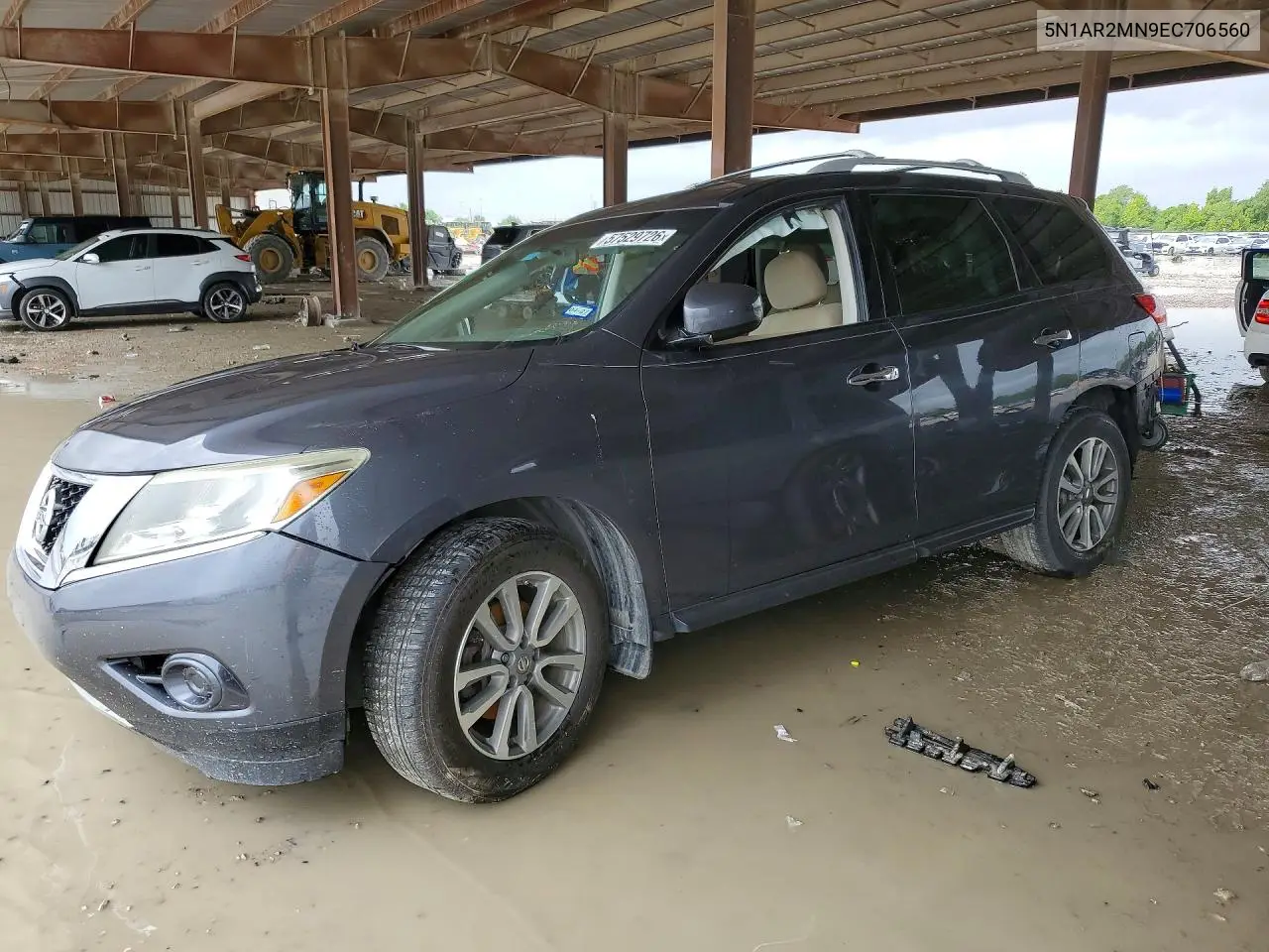 2014 Nissan Pathfinder Sv VIN: 5N1AR2MN9EC706560 Lot: 57529726