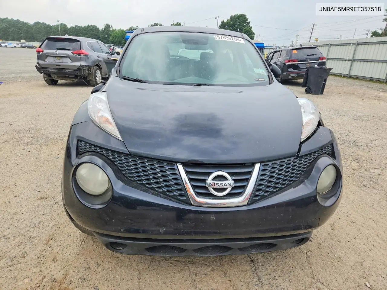 2014 Nissan Juke S VIN: JN8AF5MR9ET357518 Lot: 57698266