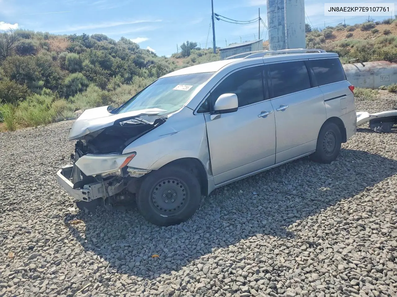 2014 Nissan Quest 3.5 S VIN: JN8AE2KP7E9107761 Lot: 57717286