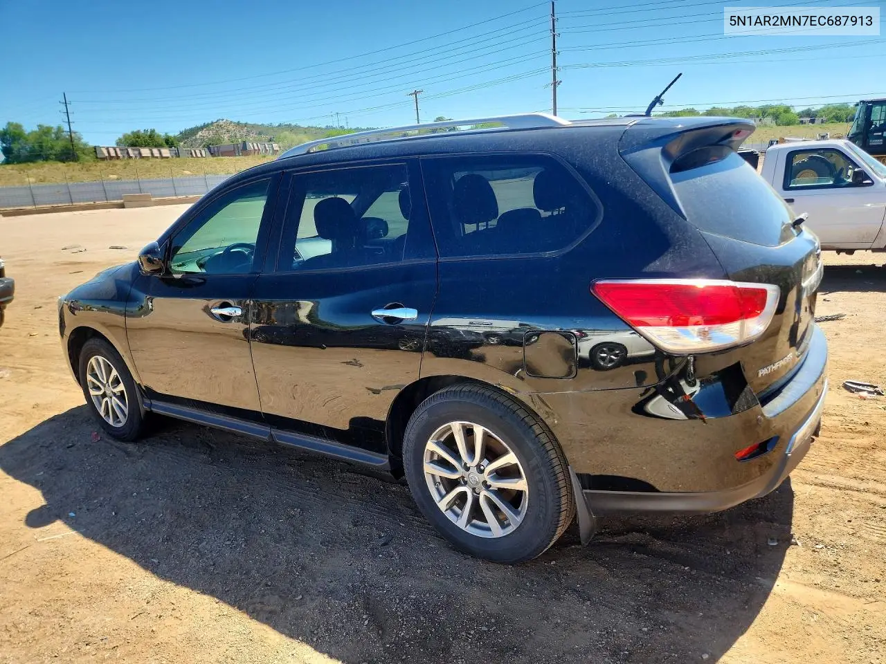 2014 Nissan Pathfinder Sv VIN: 5N1AR2MN7EC687913 Lot: 58043276