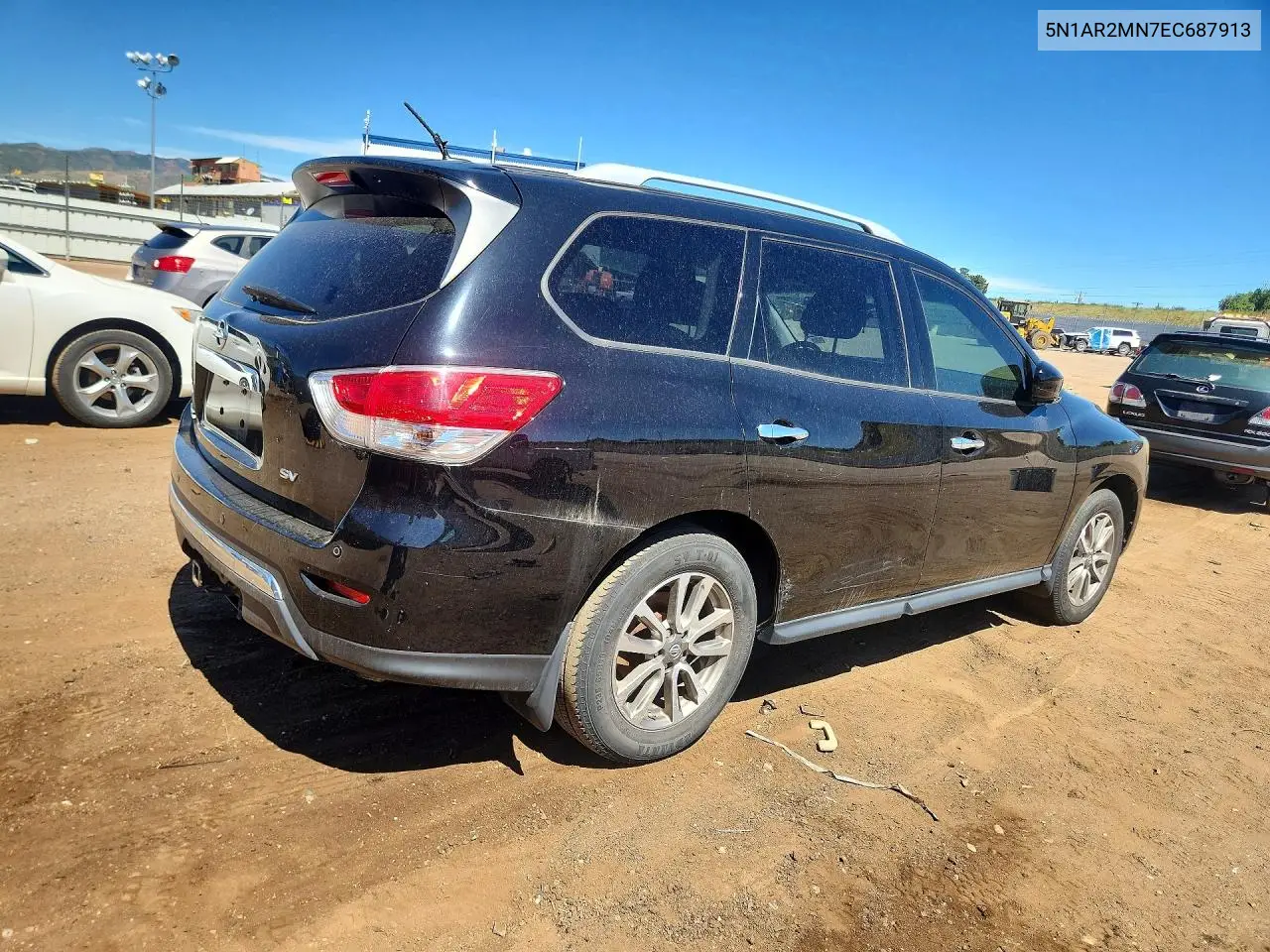 2014 Nissan Pathfinder Sv VIN: 5N1AR2MN7EC687913 Lot: 58043276