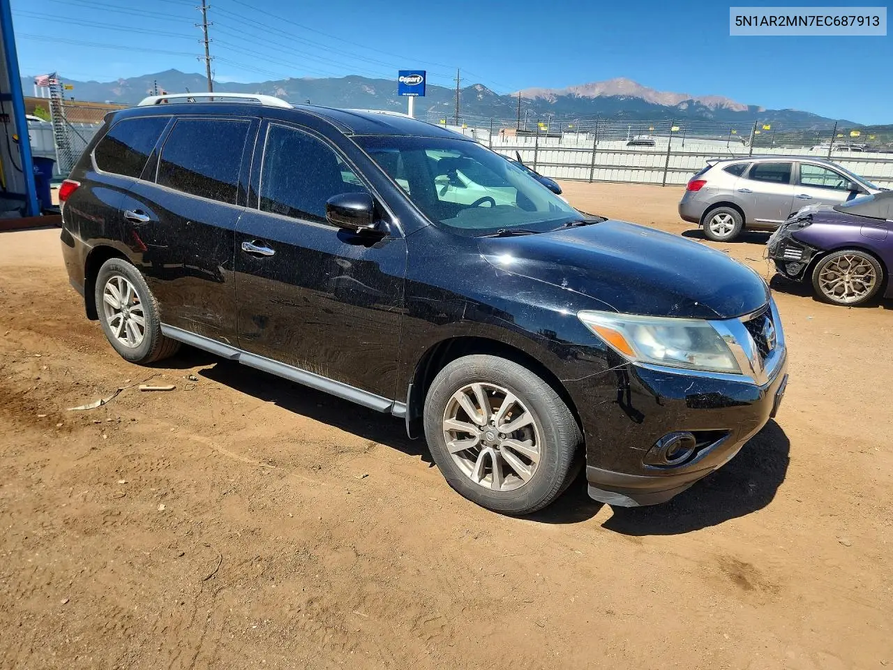 2014 Nissan Pathfinder Sv VIN: 5N1AR2MN7EC687913 Lot: 58043276