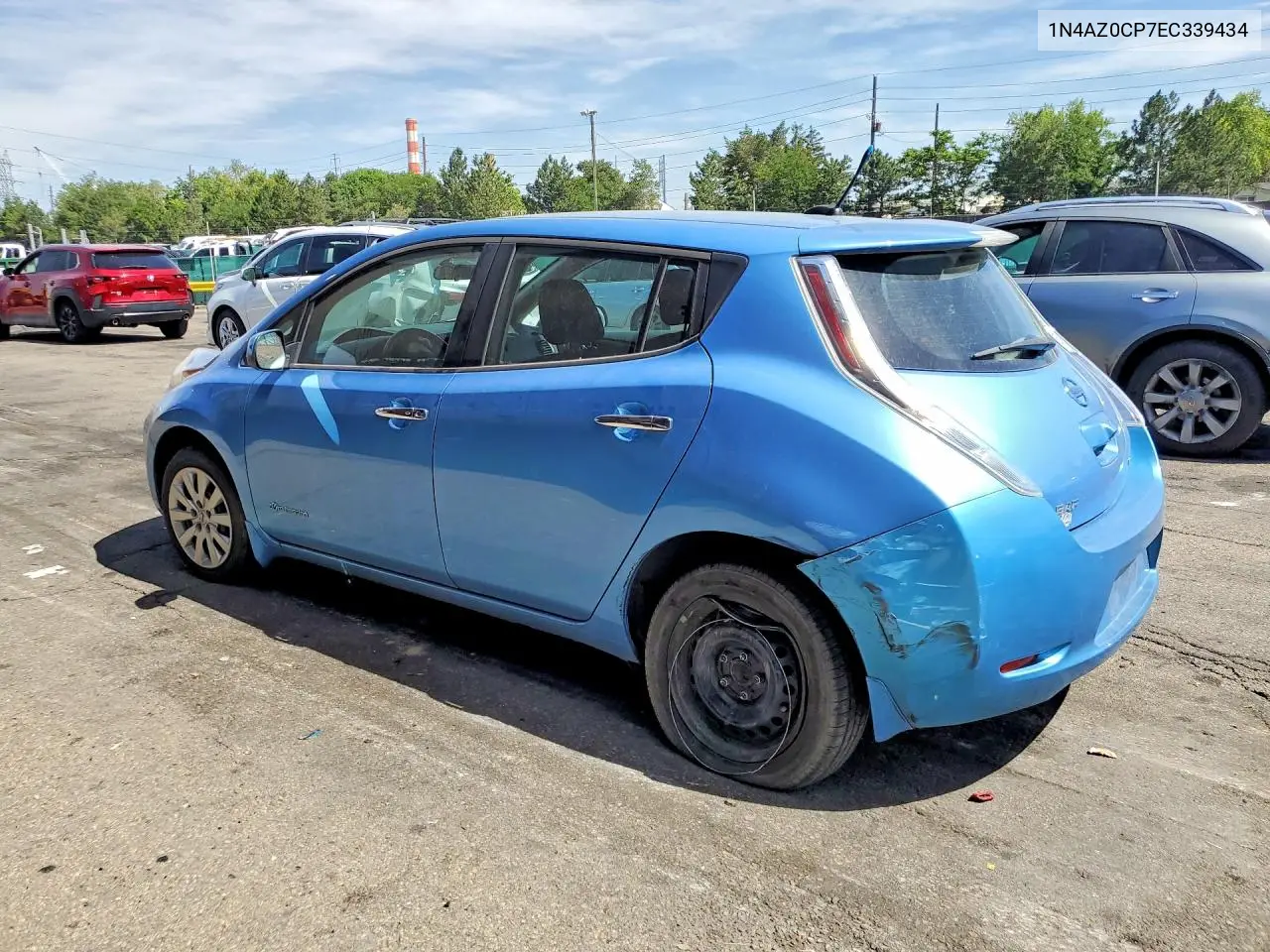 2014 Nissan Leaf S VIN: 1N4AZ0CP7EC339434 Lot: 58083236