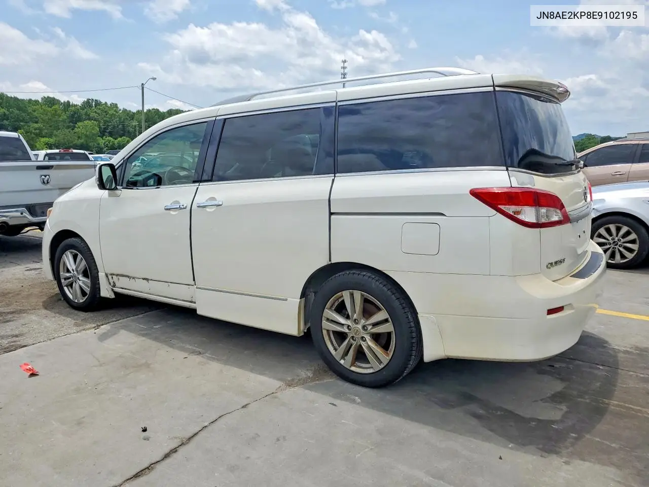 2014 Nissan Quest 3.5 Sl VIN: JN8AE2KP8E9102195 Lot: 58478576