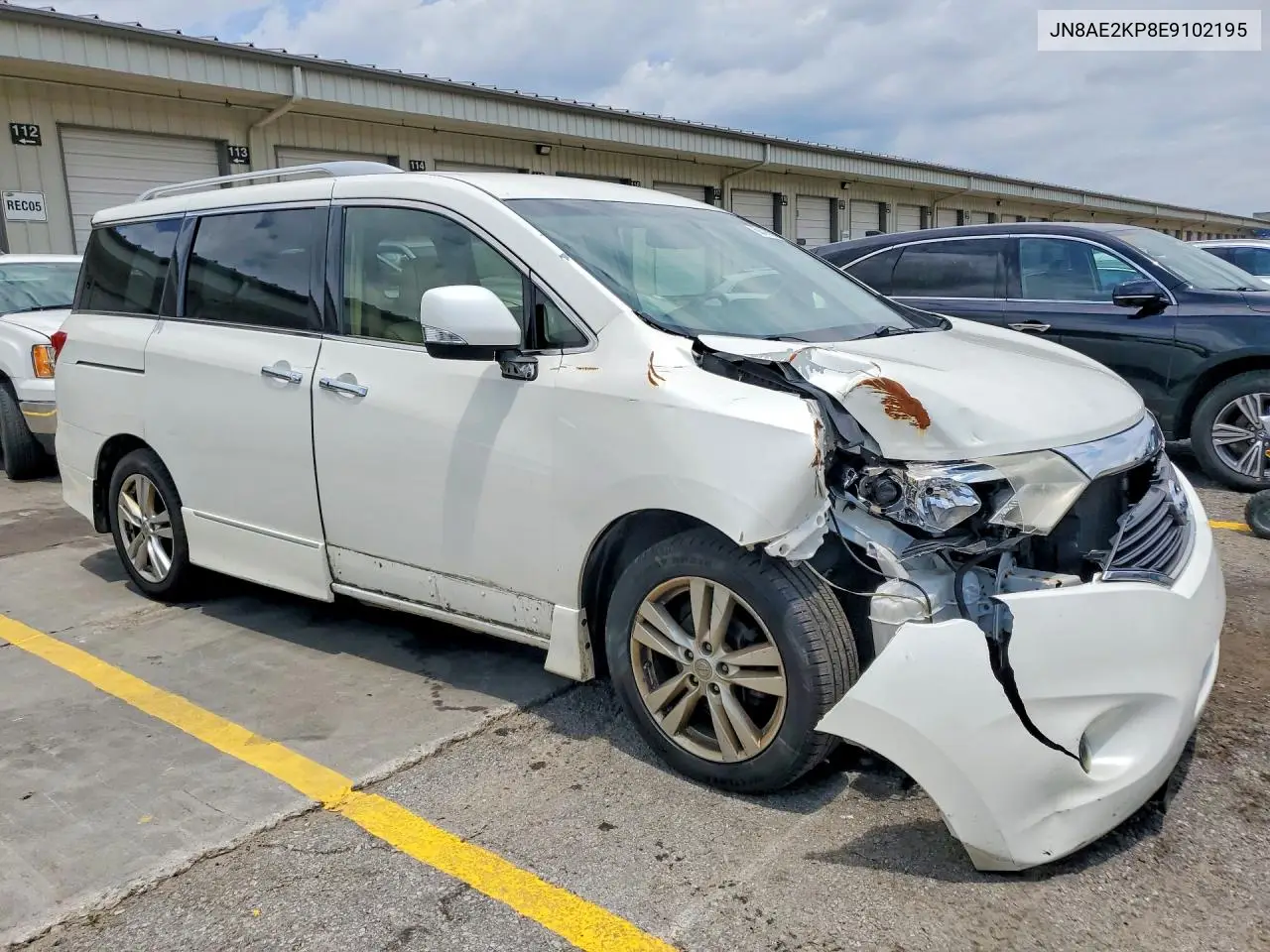 2014 Nissan Quest 3.5 Sl VIN: JN8AE2KP8E9102195 Lot: 58478576