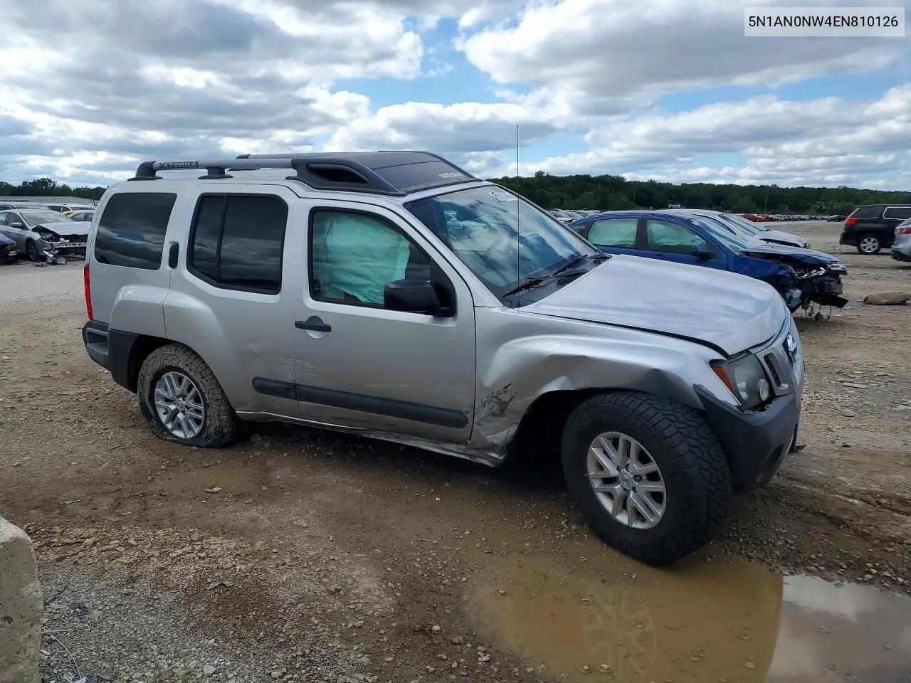 2014 Nissan Xterra S VIN: 5N1AN0NW4EN810126 Lot: 58505746