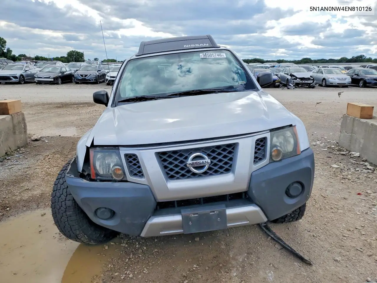 2014 Nissan Xterra S VIN: 5N1AN0NW4EN810126 Lot: 58505746