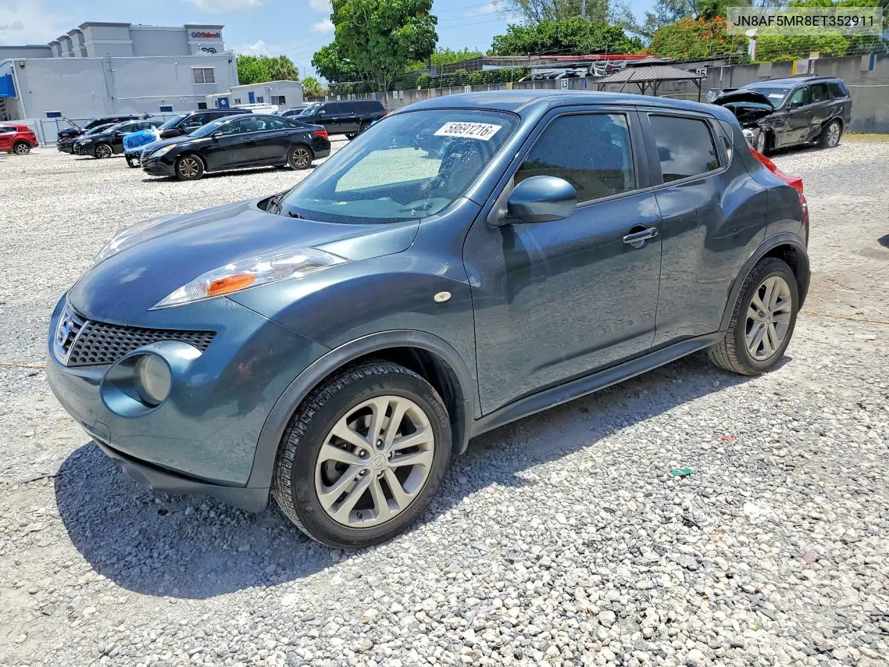 2014 Nissan Juke S VIN: JN8AF5MR8ET352911 Lot: 58691216
