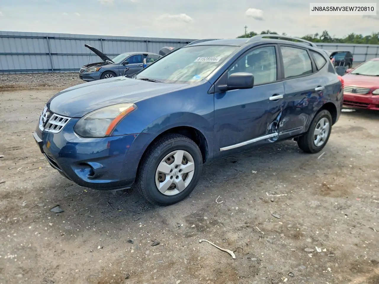 2014 Nissan Rogue Select S VIN: JN8AS5MV3EW720810 Lot: 61528006