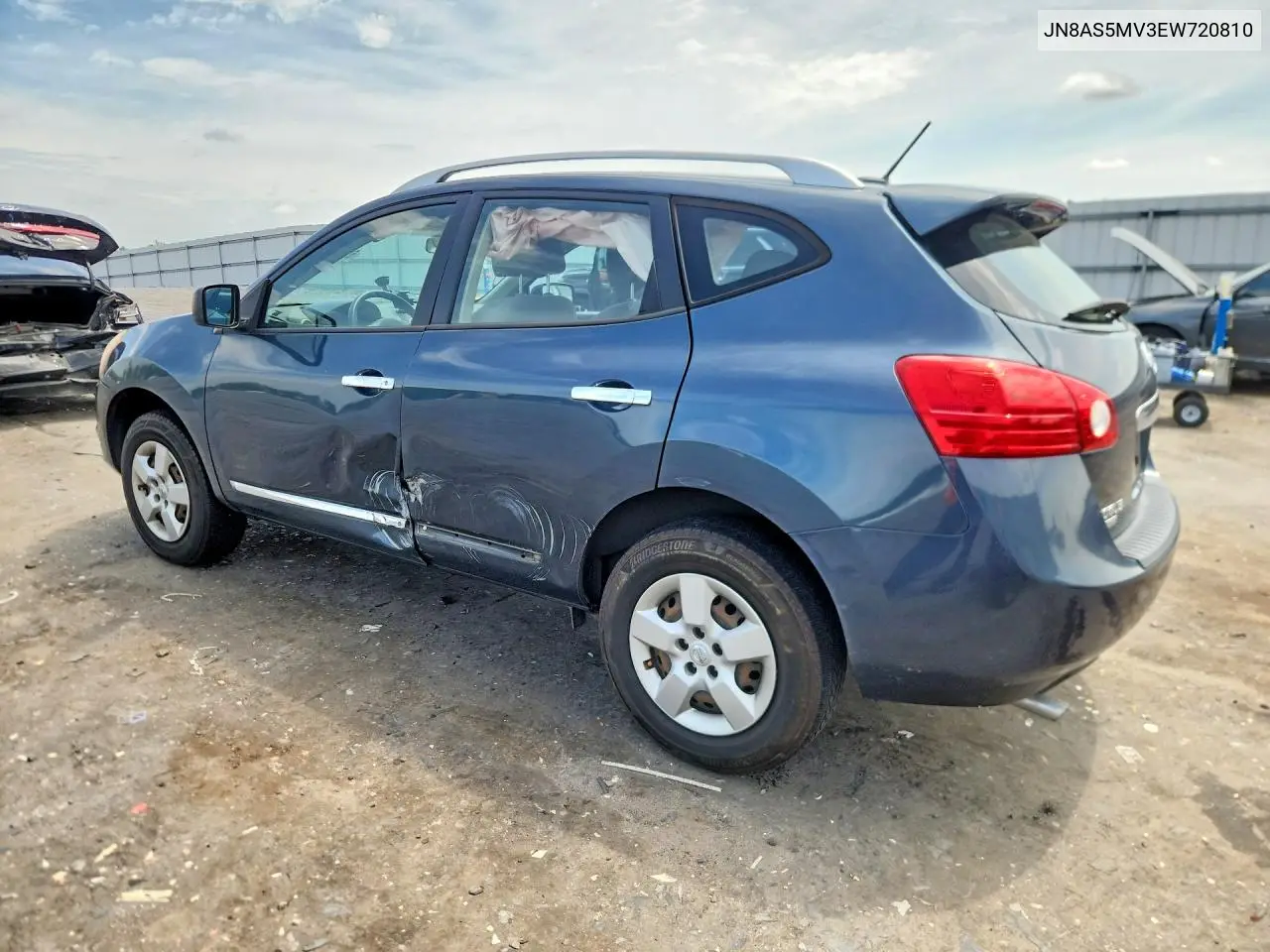 2014 Nissan Rogue Select S VIN: JN8AS5MV3EW720810 Lot: 61528006