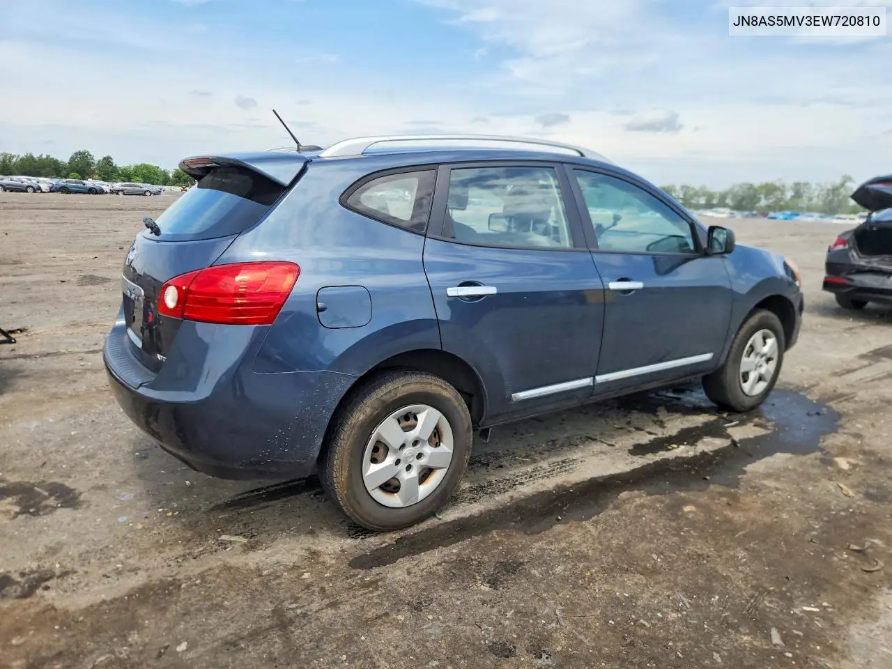 2014 Nissan Rogue Select S VIN: JN8AS5MV3EW720810 Lot: 61528006