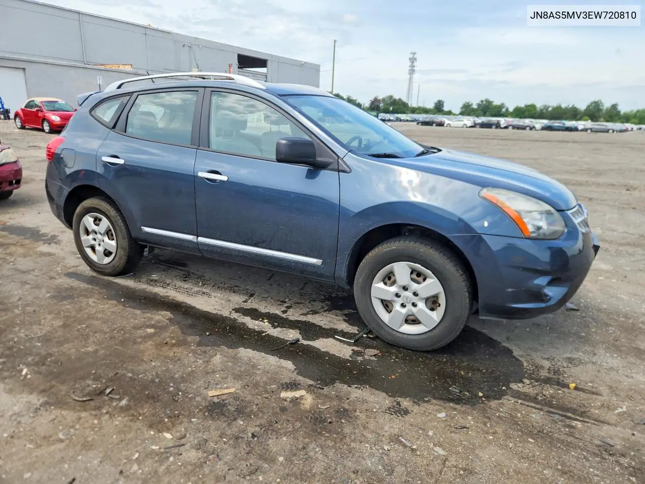 2014 Nissan Rogue Select S VIN: JN8AS5MV3EW720810 Lot: 61528006