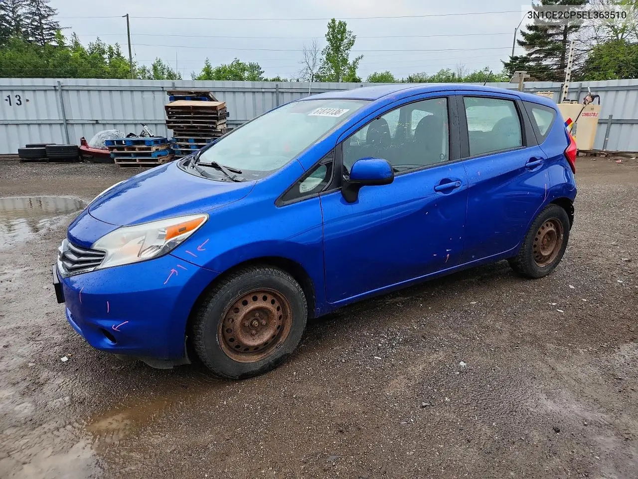 2014 Nissan Versa Note S VIN: 3N1CE2CP5EL363510 Lot: 61874136