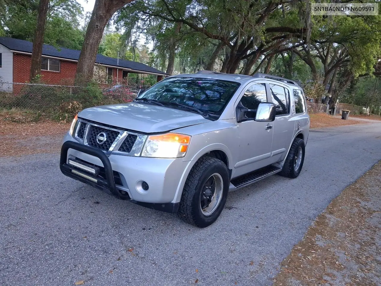 2015 Niss Armada VIN: 5N1BA0ND1FN609591 Lot: 49004526