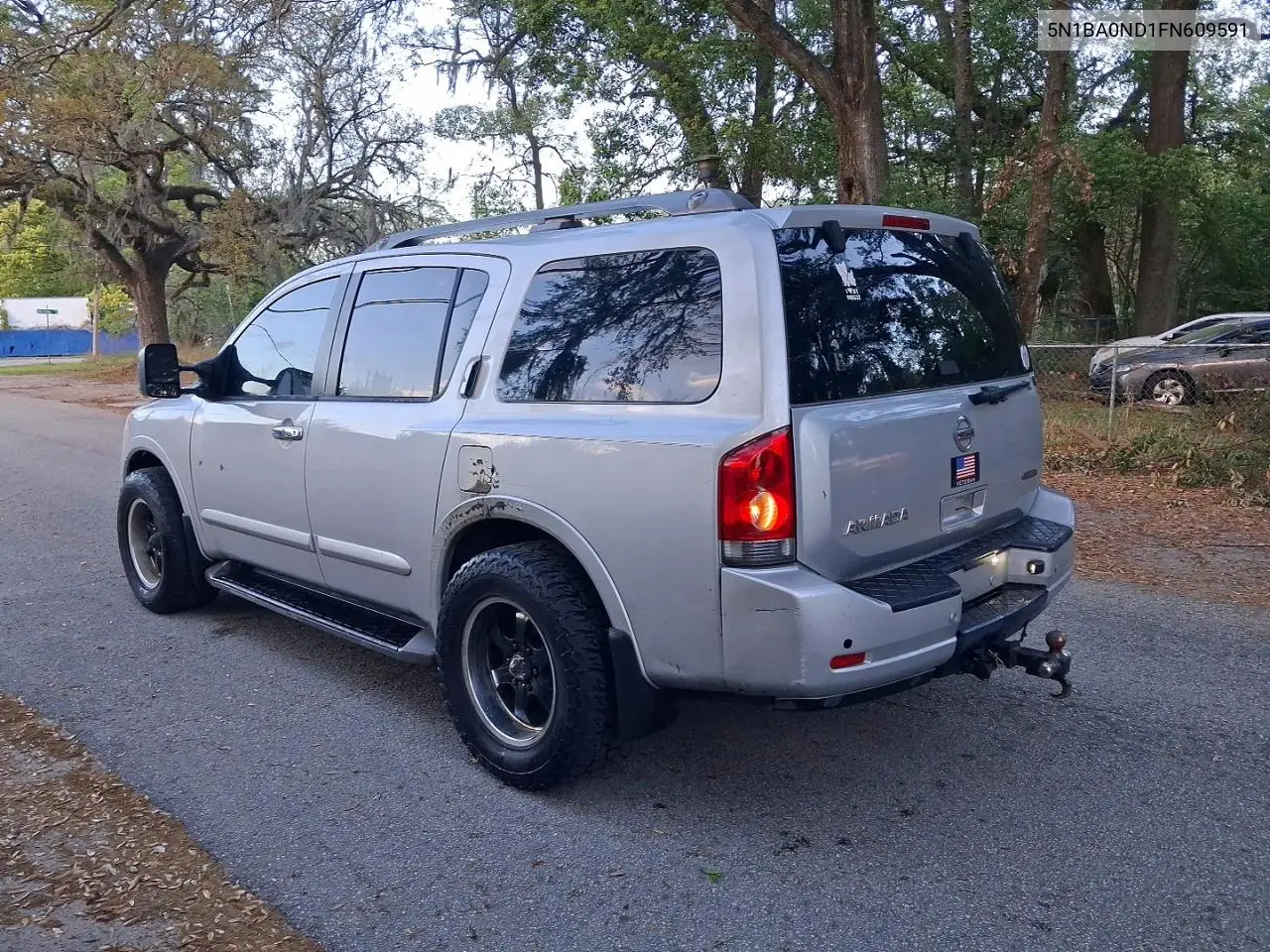 2015 Niss Armada VIN: 5N1BA0ND1FN609591 Lot: 49004526
