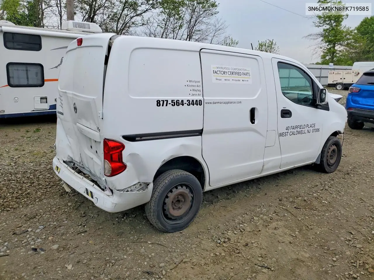 2015 Nissan Nv200 Sv VIN: 3N6CM0KN8FK719585 Lot: 52330616