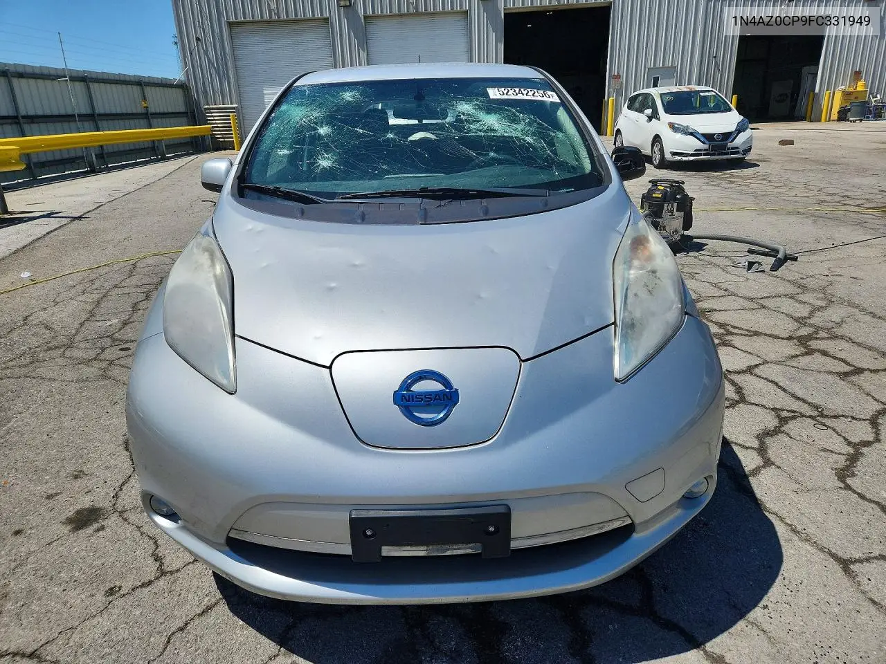 2015 Nissan Leaf S VIN: 1N4AZ0CP9FC331949 Lot: 52342256