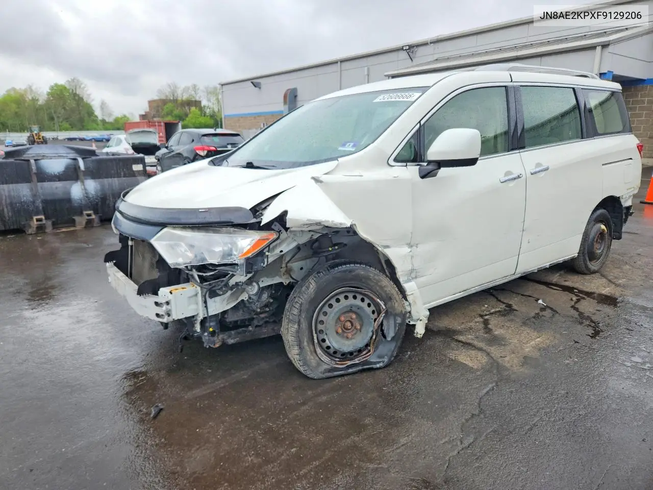 2015 Nissan Quest 3.5 S VIN: JN8AE2KPXF9129206 Lot: 52606666