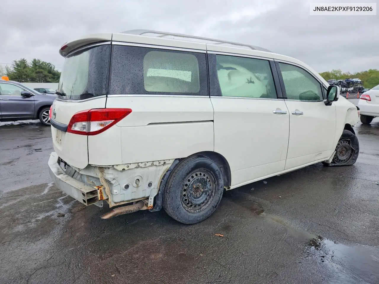 2015 Nissan Quest 3.5 S VIN: JN8AE2KPXF9129206 Lot: 52606666