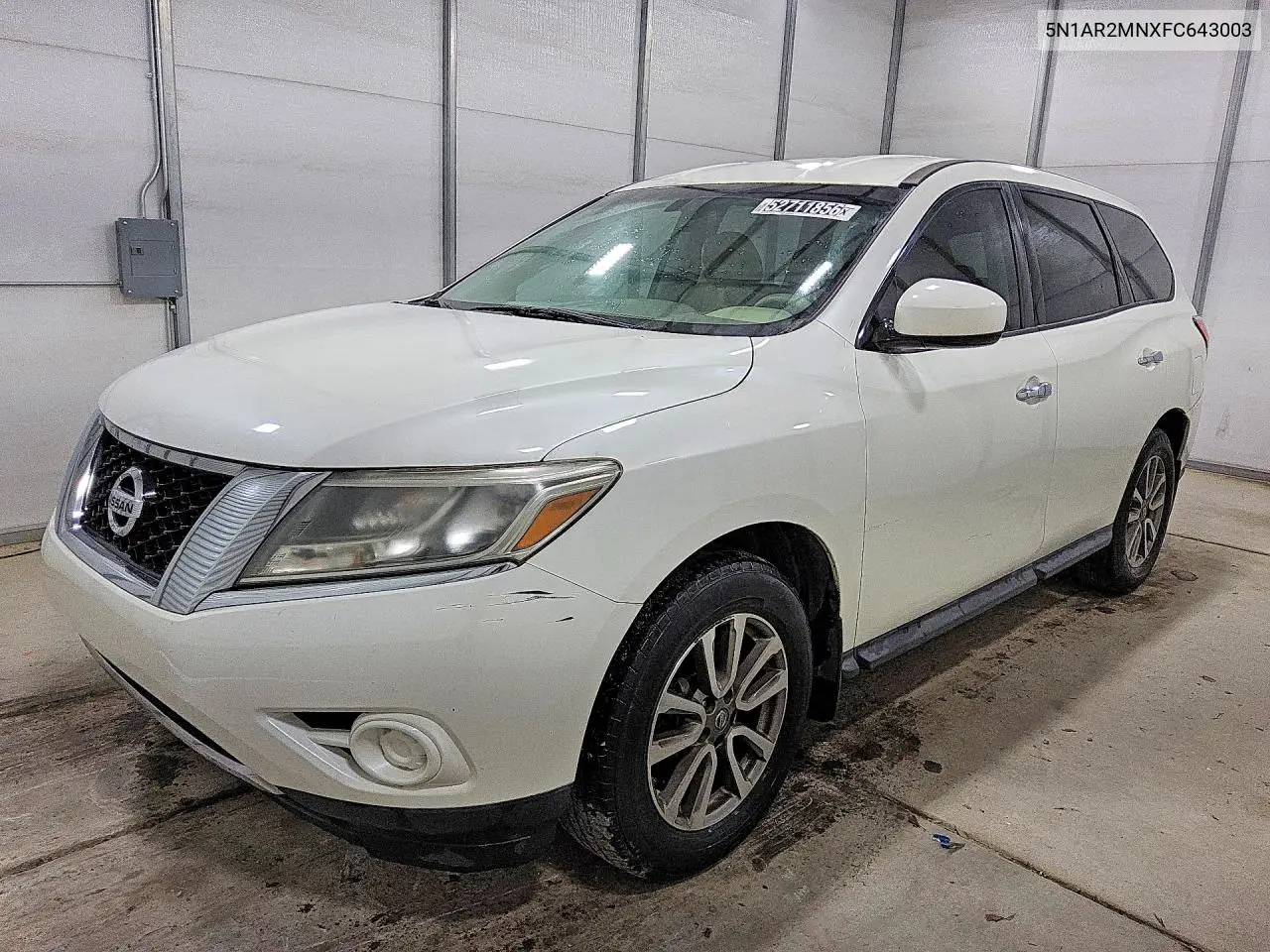 2015 Nissan Pathfinder S VIN: 5N1AR2MNXFC643003 Lot: 52711856