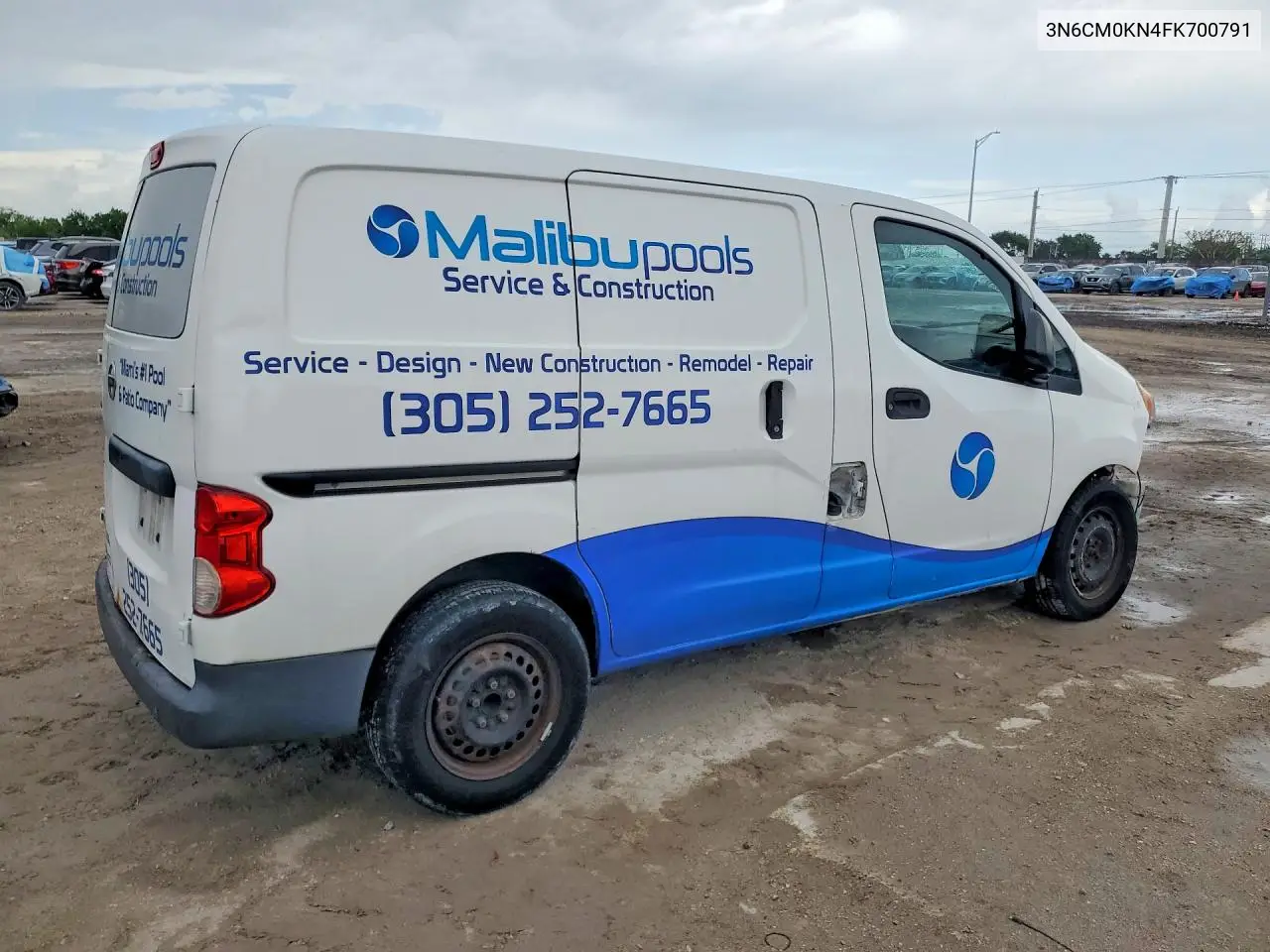 2015 Nissan Nv200 VIN: 3N6CM0KN4FK700791 Lot: 52725956