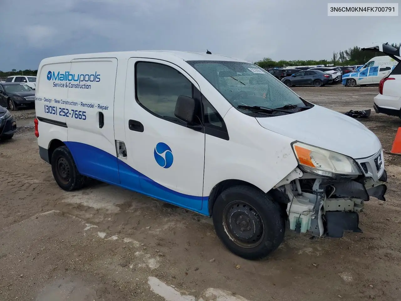 2015 Nissan Nv200 VIN: 3N6CM0KN4FK700791 Lot: 52725956