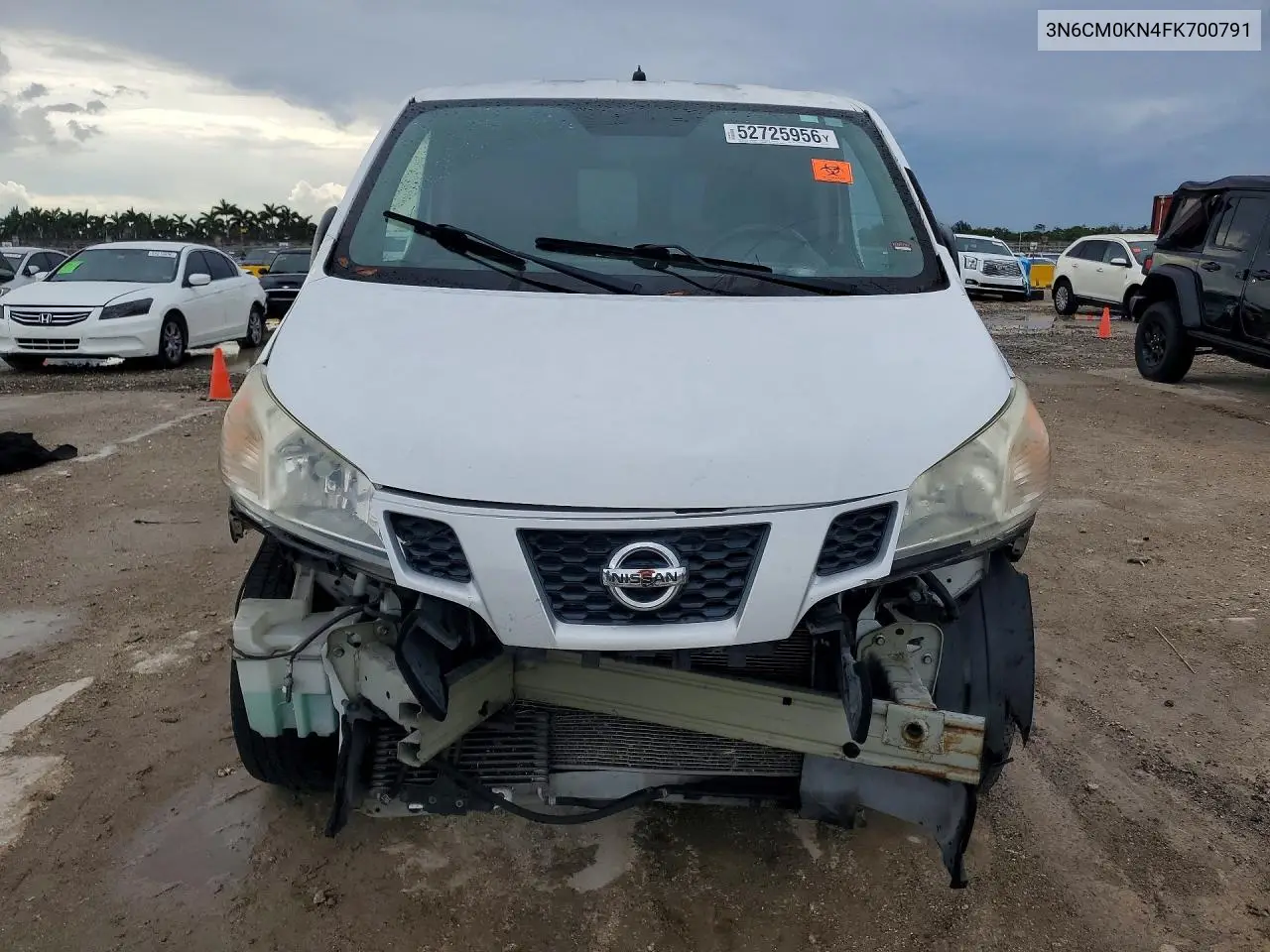 2015 Nissan Nv200 VIN: 3N6CM0KN4FK700791 Lot: 52725956