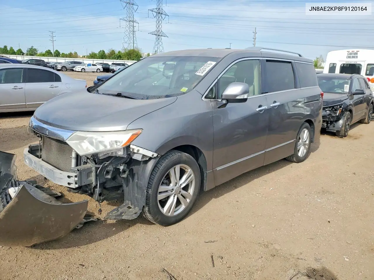 2015 Nissan Quest 3.5 S VIN: JN8AE2KP8F9120164 Lot: 53241016
