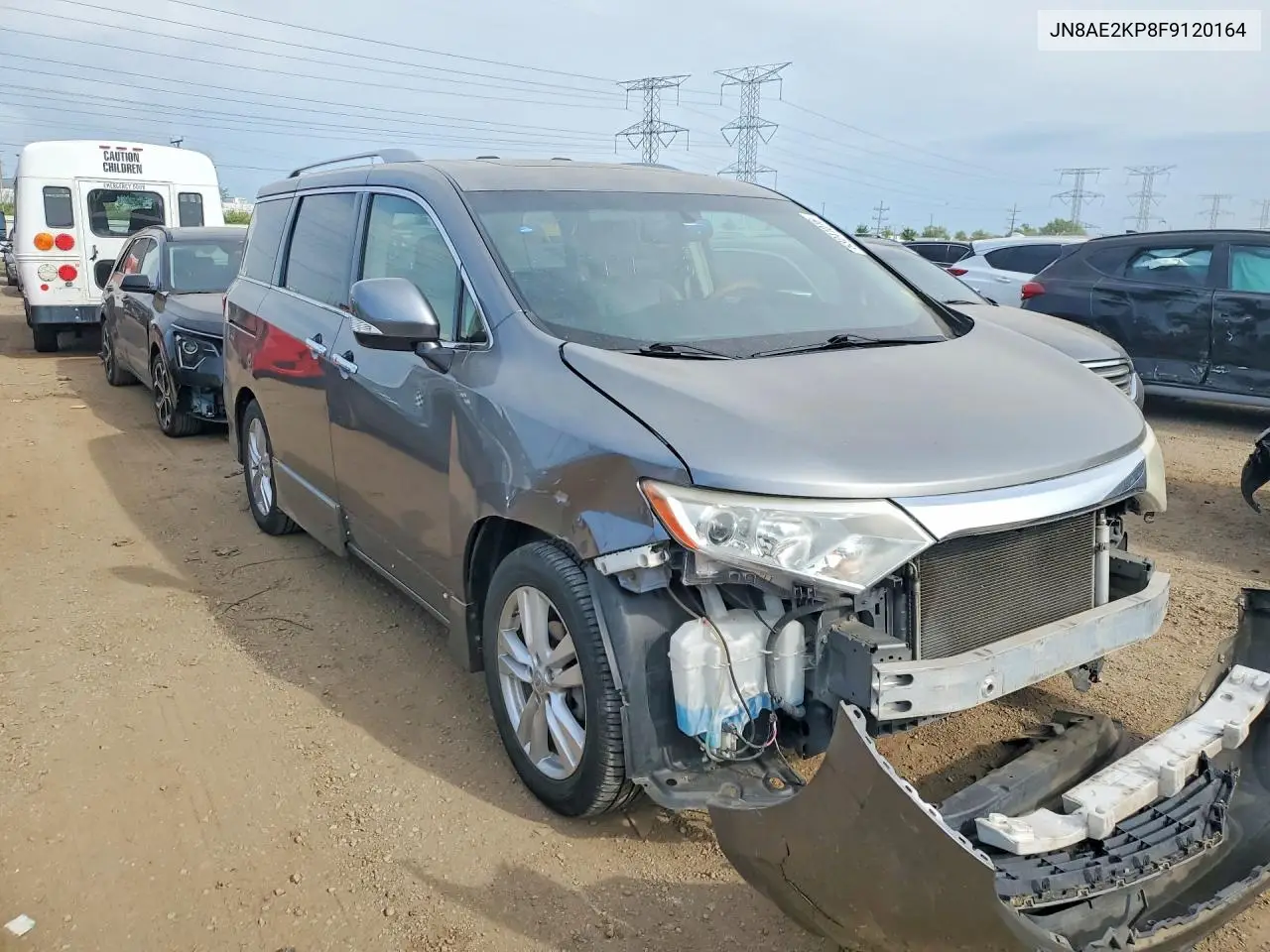2015 Nissan Quest 3.5 S VIN: JN8AE2KP8F9120164 Lot: 53241016