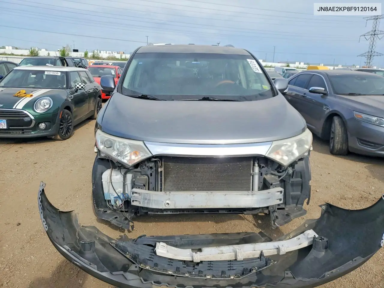 2015 Nissan Quest 3.5 S VIN: JN8AE2KP8F9120164 Lot: 53241016