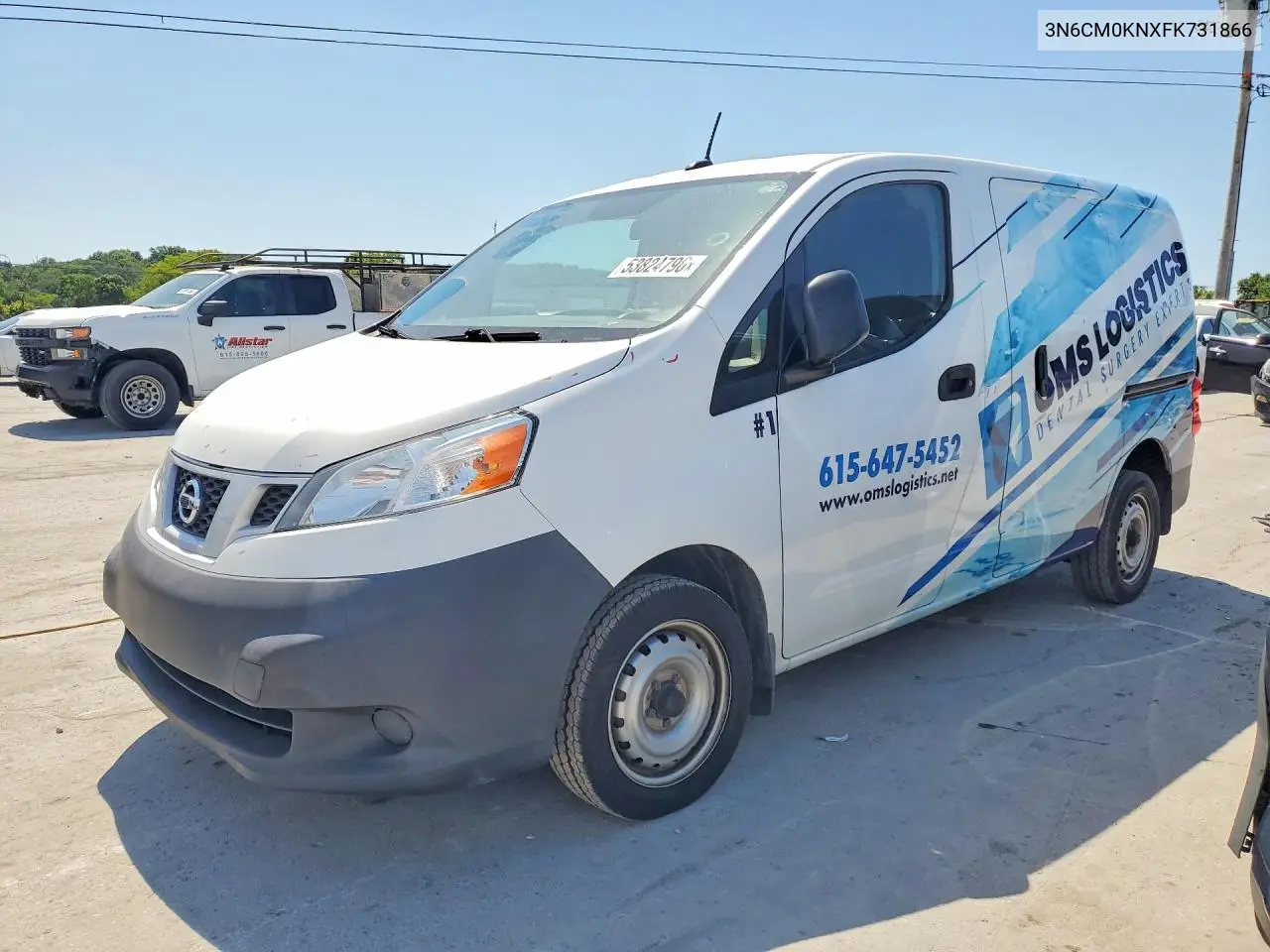 2015 Nissan Nv200 Delivery Van VIN: 3N6CM0KNXFK731866 Lot: 53824796