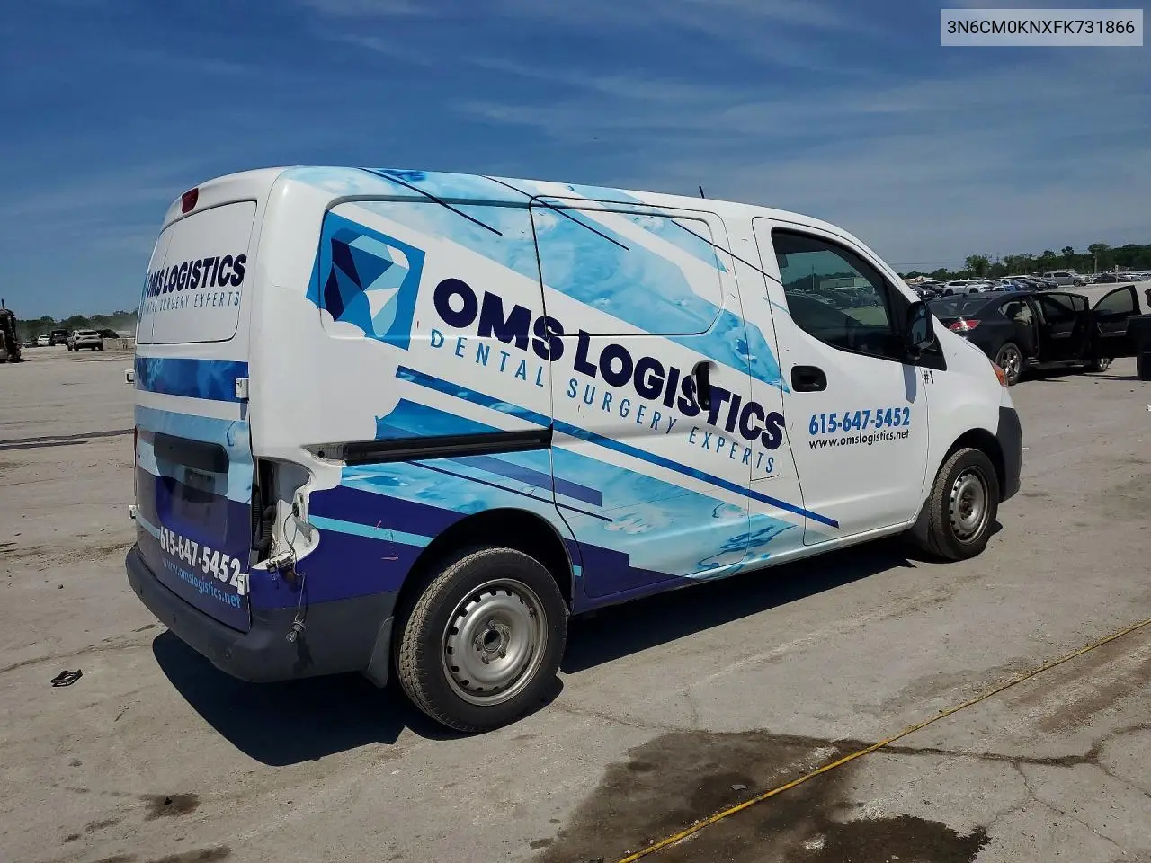 2015 Nissan Nv200 Delivery Van VIN: 3N6CM0KNXFK731866 Lot: 53824796