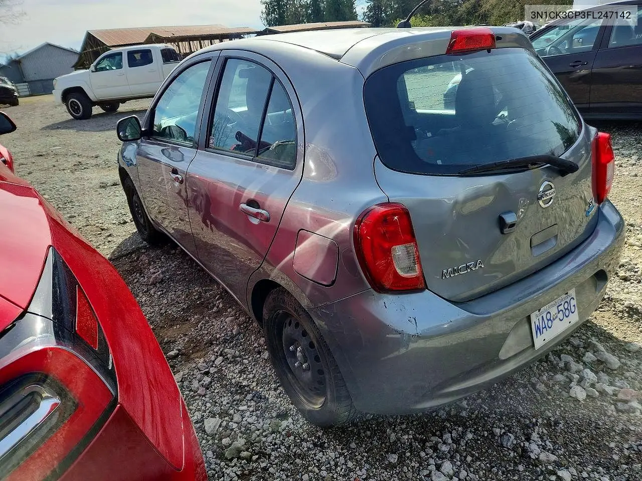 2015 Nissan Micra VIN: 3N1CK3CP3FL247142 Lot: 55132856