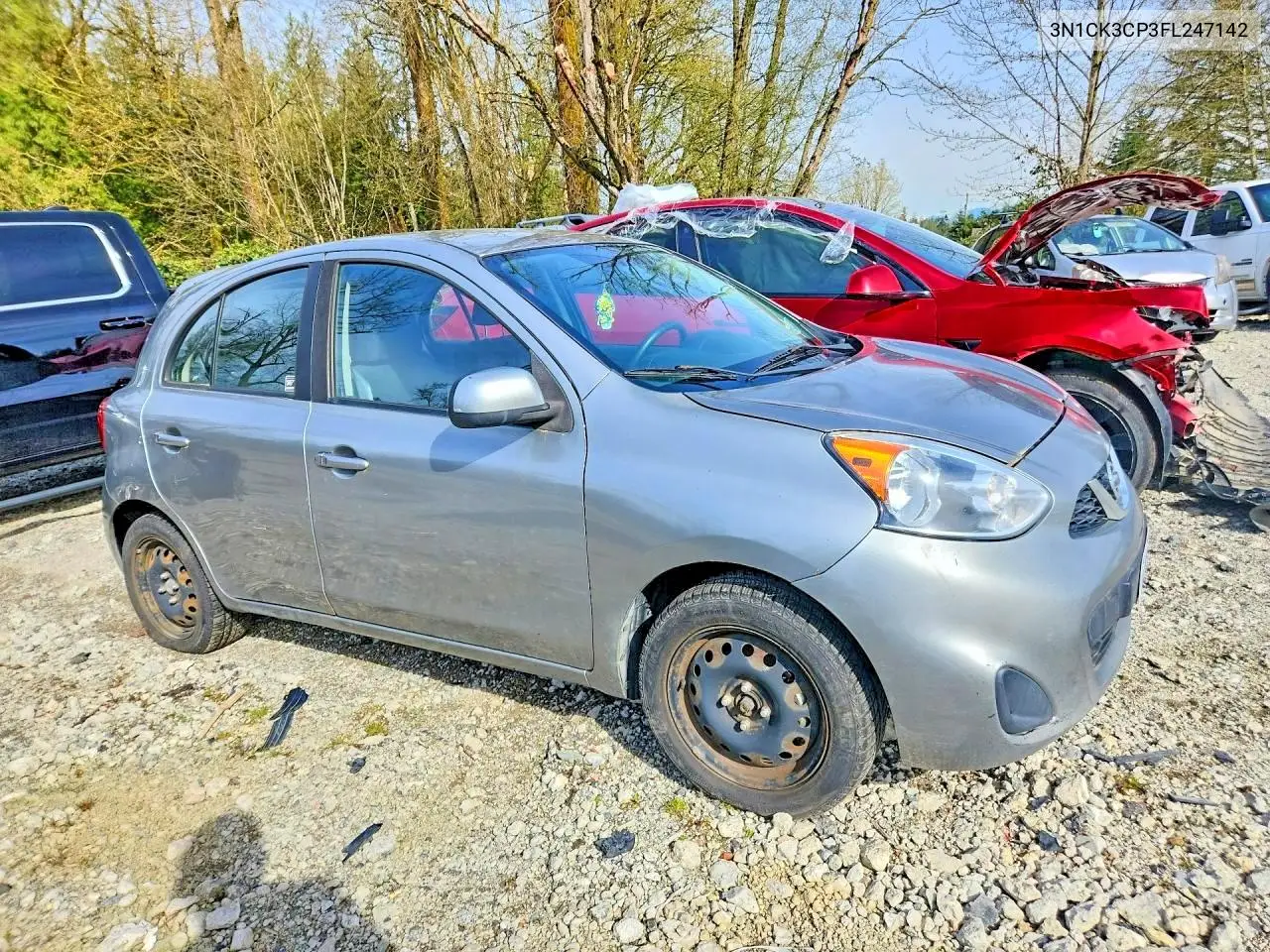 2015 Nissan Micra VIN: 3N1CK3CP3FL247142 Lot: 55132856