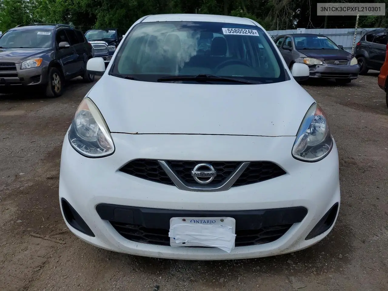 2015 Nissan Micra VIN: 3N1CK3CPXFL210301 Lot: 55805246