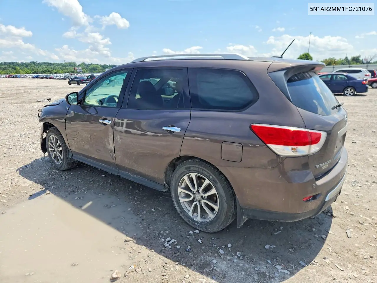 2015 Nissan Pathfinder Sv VIN: 5N1AR2MM1FC721076 Lot: 55951986