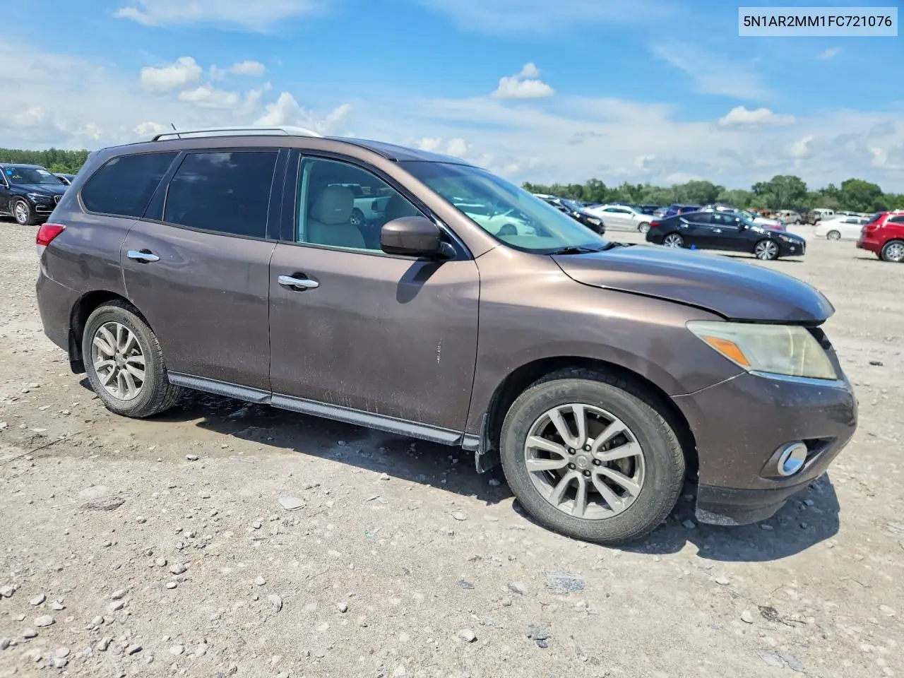 2015 Nissan Pathfinder Sv VIN: 5N1AR2MM1FC721076 Lot: 55951986