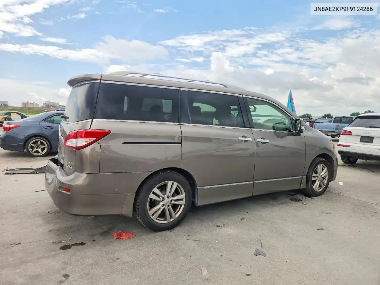 2015 Nissan Quest 3.5 S VIN: JN8AE2KP9F9124286 Lot: 56944046