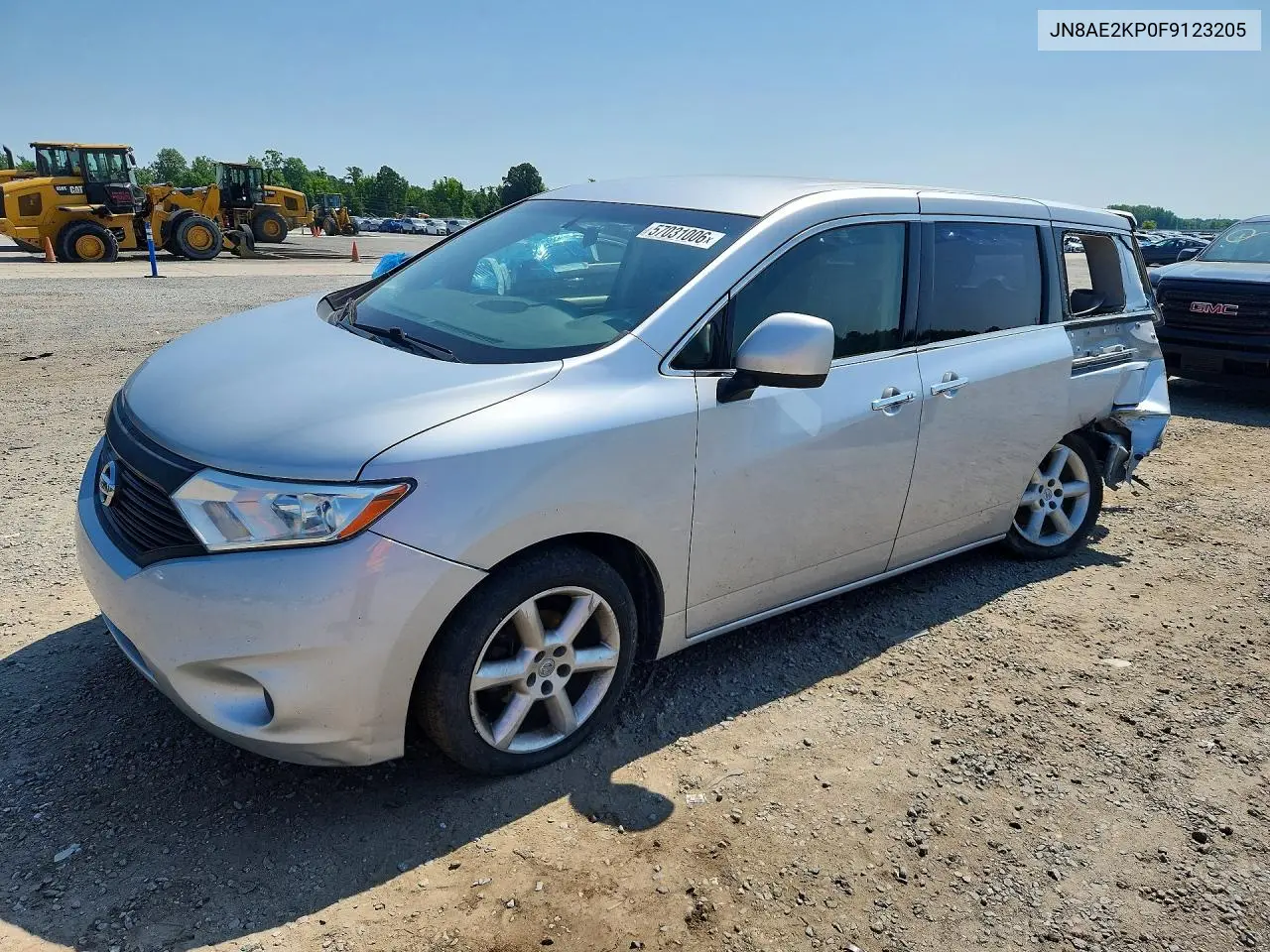 2015 Nissan Quest VIN: JN8AE2KP0F9123205 Lot: 57031006
