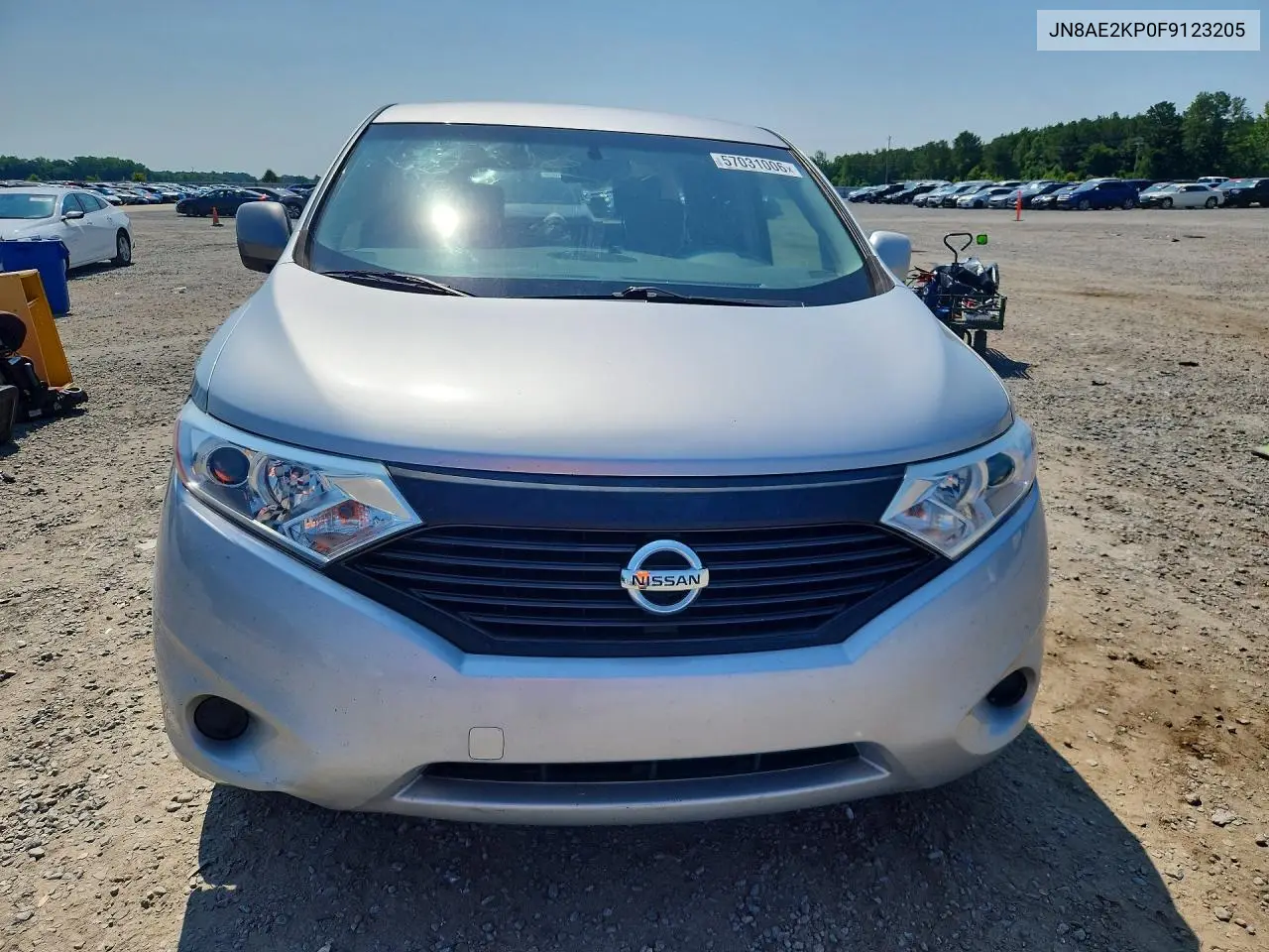 2015 Nissan Quest VIN: JN8AE2KP0F9123205 Lot: 57031006