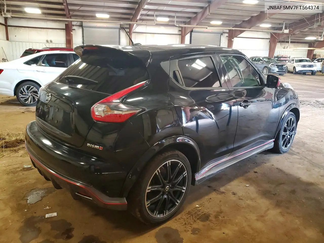 2015 Nissan Juke S VIN: JN8AF5MV7FT564374 Lot: 57271566