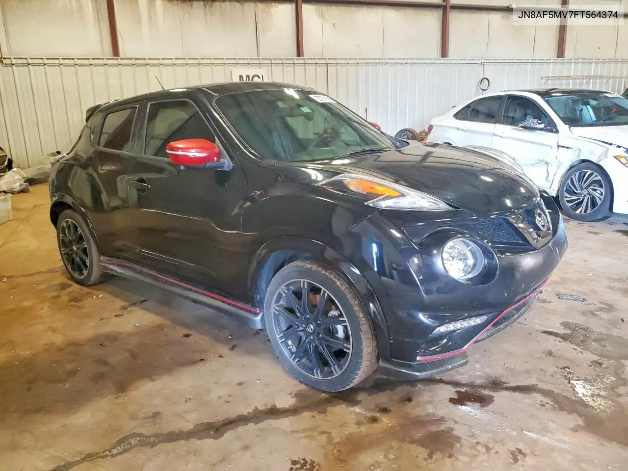 2015 Nissan Juke S VIN: JN8AF5MV7FT564374 Lot: 57271566
