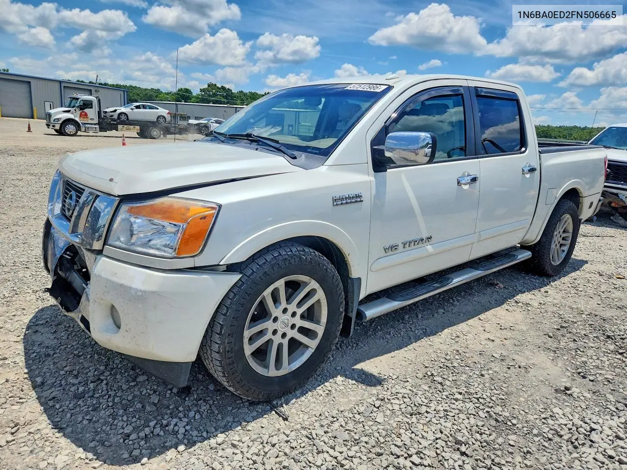 2015 Nissan Titan Sl VIN: 1N6BA0ED2FN506665 Lot: 57512986