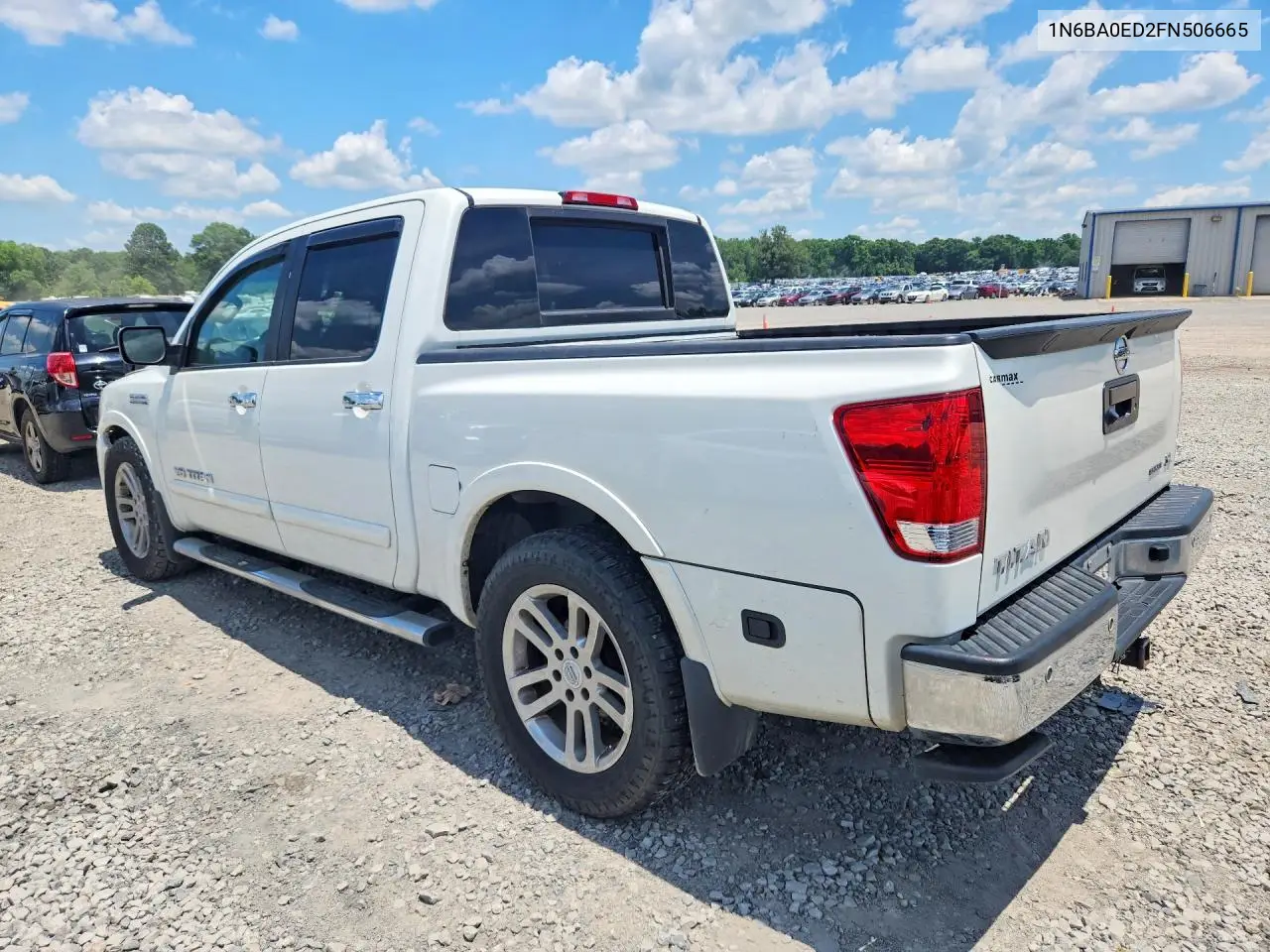 2015 Nissan Titan Sl VIN: 1N6BA0ED2FN506665 Lot: 57512986