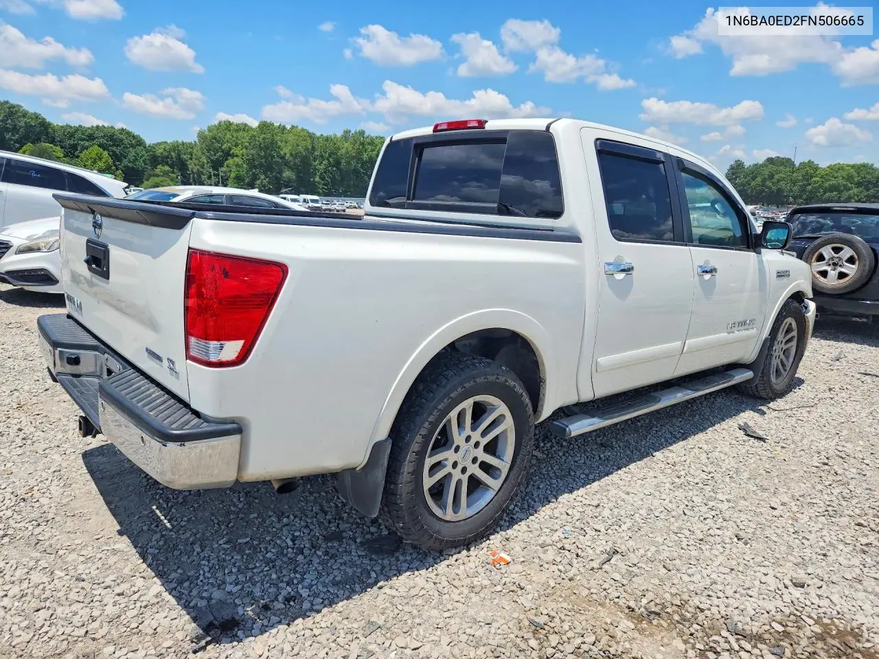2015 Nissan Titan Sl VIN: 1N6BA0ED2FN506665 Lot: 57512986