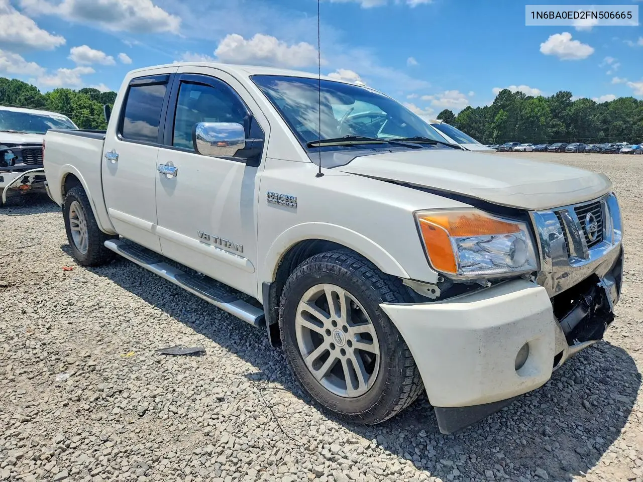 2015 Nissan Titan Sl VIN: 1N6BA0ED2FN506665 Lot: 57512986