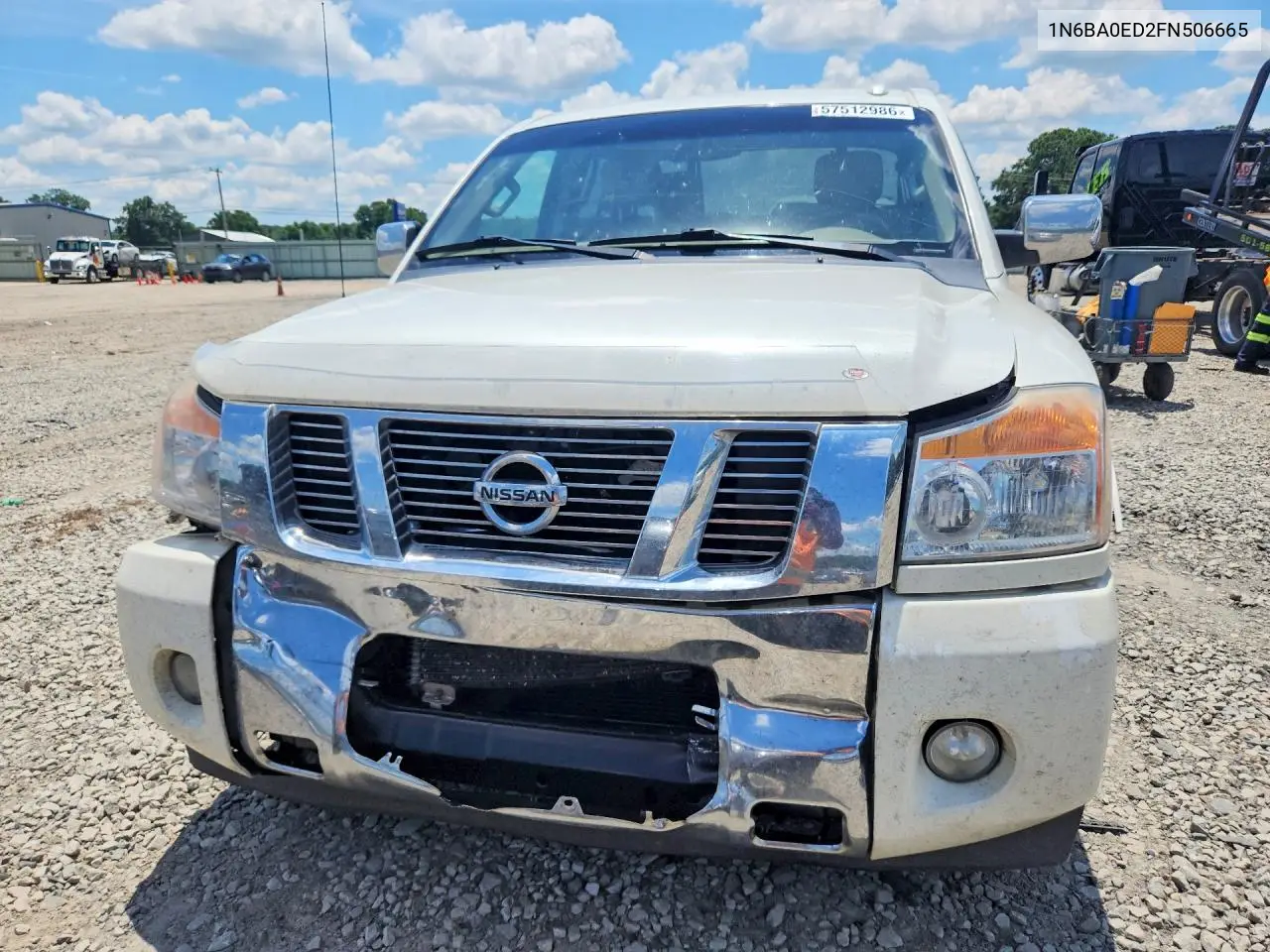 2015 Nissan Titan Sl VIN: 1N6BA0ED2FN506665 Lot: 57512986